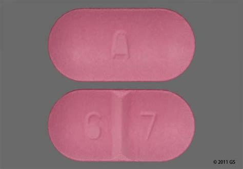pink pill 67 one side.